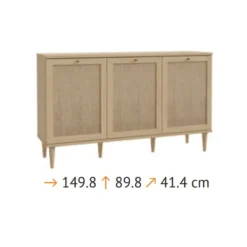 New Muebles1Click Aparador 3 puertas Cactus