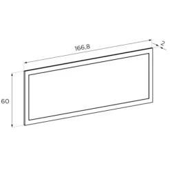 Best Muebles1Click Aparador con marco espejo Texas