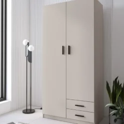 Online Muebles1Click Armario 2 puertas 2 cajones aura