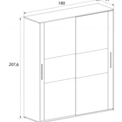 Hot Muebles1Click Armario correderas Chellén