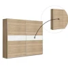 Clearance Muebles1Click Armario correderas PROMO ROBLE