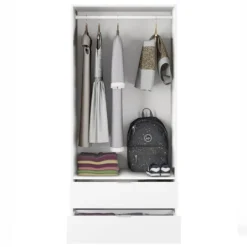 Best Muebles1Click Armario Low 2P 2C Blanco