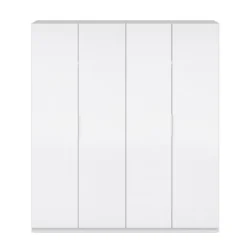 Discount Muebles1Click Armario 4p blanco brillo