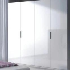 Discount Muebles1Click Armario 4p blanco brillo