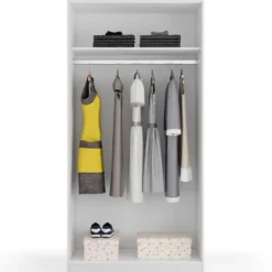 Best Muebles1Click Armario 2p correderas blanco