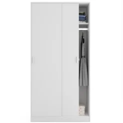 Best Muebles1Click Armario 2p correderas blanco