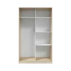 Clearance Muebles1Click Armario 2P correderas roble/artik