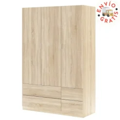 Clearance Muebles1Click Armario 3p+4c roble