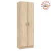 Hot Muebles1Click Armario Use 2p con estantes Roble