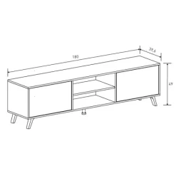Clearance Muebles1Click Bajo TV solana