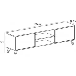 Muebles1Click Bajo TV Soto
