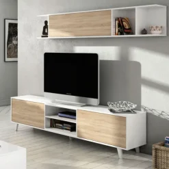Clearance Muebles1Click Bajo TV y estante Viena