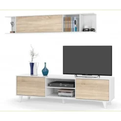 Clearance Muebles1Click Bajo TV y estante Viena