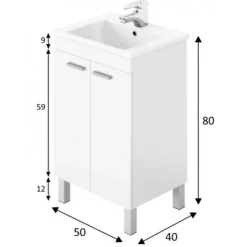 Sale Muebles1Click Baño Koncept Blanco