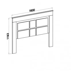 New Muebles1Click Cabecero 160cm. Lara