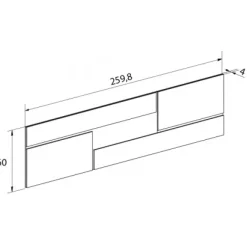 Best Muebles1Click Cabecero Leds y mesitas Priego