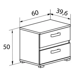 Best Muebles1Click Cabecero Leds y mesitas Priego