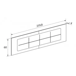 Clearance Muebles1Click Cabecero PU y mesitas cabra