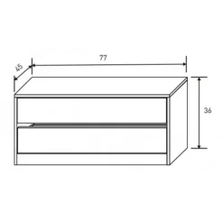 Hot Muebles1Click Cajonera adicional Armario Lara