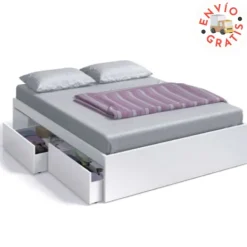Sale Muebles1Click Cama Bed 4 cajones blanco artik