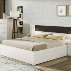 Sale Muebles1Click Cama Bed 4 cajones blanco artik