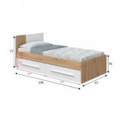 Outlet Muebles1Click Cama juvenil Ambient Noa