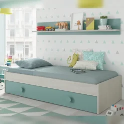 Clearance Muebles1Click Cama Nido con estante Morón