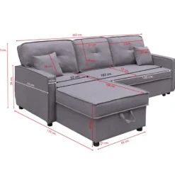 Best Muebles1Click Chaiselongue Cama Dax