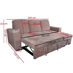 Muebles1Click Chaiselongue cama Nepal