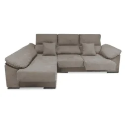 Discount Muebles1Click Chaiselongue Matías tela Cairo beig