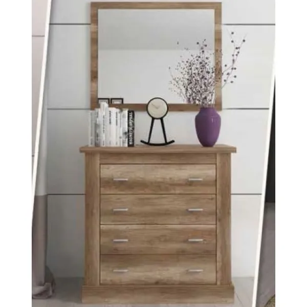 Muebles1Click Cómoda 4 cajones Chellén