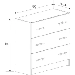 Online Muebles1Click Cómoda aura