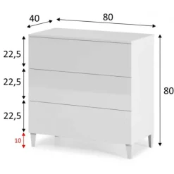 Outlet Muebles1Click Cómoda Diva 3c