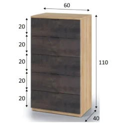 Outlet Muebles1Click Cómoda Haya