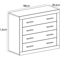 Clearance Muebles1Click Cómoda Lara