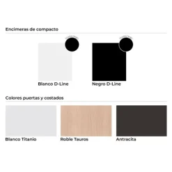 Outlet Muebles1Click Cocina Export N4 con isla