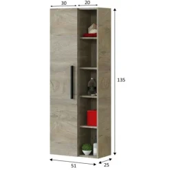 Hot Muebles1Click Columna Atenea roble alaska