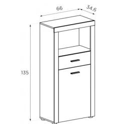 Discount Muebles1Click Composición 301cm. Texas 04