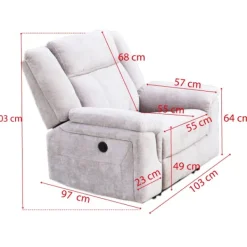 Discount Muebles1Click Conjunto 3+2+1 Troya