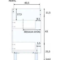 Sale Muebles1Click Conjunto baño Air