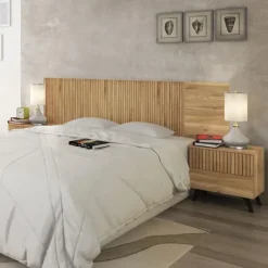 Best Muebles1Click Conjunto de cabecero + dos mesitas Solana