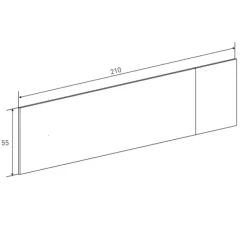 Best Muebles1Click Conjunto de cabecero + dos mesitas Solana