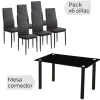 Outlet Muebles1Click Conjunto Emi negro