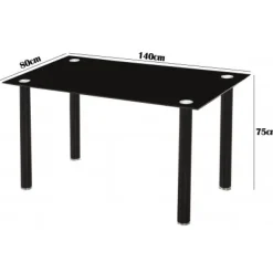 Outlet Muebles1Click Conjunto Emi negro