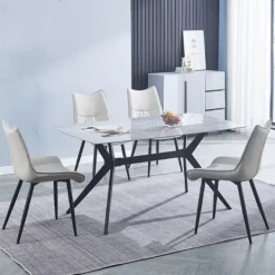 Muebles1Click Conjunto mesa + 4 sillas Calista