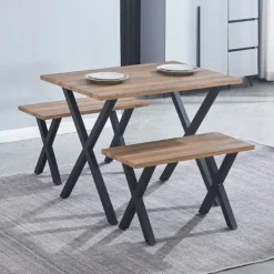 Best Muebles1Click Conjunto mesa + 2 taburetes Videl