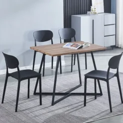 Clearance Muebles1Click Conjunto mesa Kirby + 5 sillas Videl