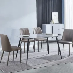 Discount Muebles1Click Conjunto mesa Sander + 4 sillas Rowena