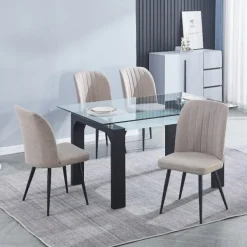 Muebles1Click Conjunto mesa sensei + 4 sillas rory