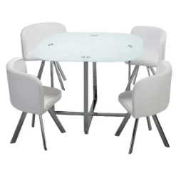 Clearance Muebles1Click Conjunto Teca blanco